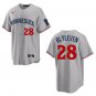 Twins #28 Bert Blyleven Gray Stitched Jersey