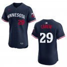 Twins #29 Rod Carew Navy Stitched Jersey