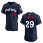 Twins #29 Rod Carew Navy Stitched Jersey