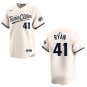 Twins #41 Joe Ryan Cream Stitched Jersey