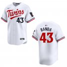 Twins #43 Anthony Banda White Stitched Jersey