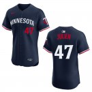 Twins #47 Edouard Julien Navy Stitched Jersey