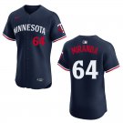 Twins #64 Jose Miranda Navy Stitched Jersey
