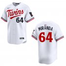 Twins #64 Jose Miranda White Stitched Jersey