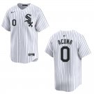 White Sox #0 Luisangel Acuna White Stitched Jersey