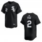 White Sox #2 Nellie Fox Black Stitched Jersey