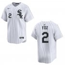White Sox #2 Nellie Fox White Stitched Jersey