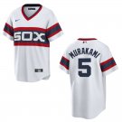 White Sox #5 Munetaka Murakami White Throwback Stitched Jersey