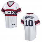 White Sox #10 Chase Meidroth White Throwback Stitched Jersey