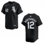 White Sox #12 Colson Montgomery Black Stitched Jersey