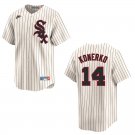 White Sox #14 Paul Konerko Cream Stitched Jersey