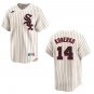 White Sox #14 Paul Konerko Cream Stitched Jersey