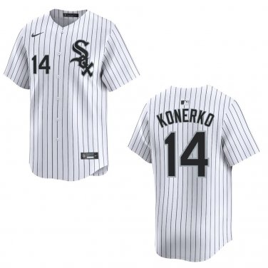 White Sox #14 Paul Konerko White Stitched Jersey