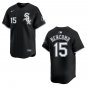 White Sox #15 Sean Newcomb Black Stitched Jersey