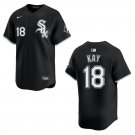 White Sox #18 Anthony Kay Black Stitched Jersey