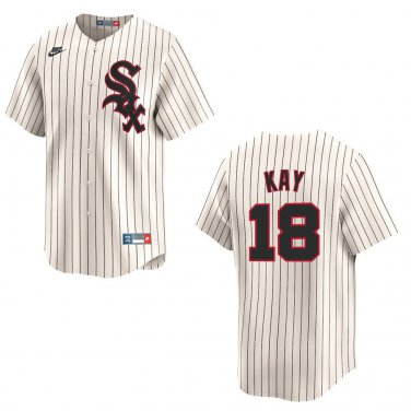 White Sox #18 Anthony Kay Cream Stitched Jersey
