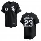 White Sox #23 Andrew Benintendi Black Stitched Jersey