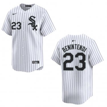 White Sox #23 Andrew Benintendi White Stitched Jersey