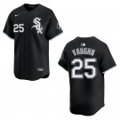 White Sox #25 Andrew Vaughn Black Stitched Jersey