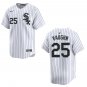 White Sox #25 Andrew Vaughn White Stitched Jersey