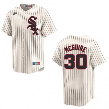 White Sox #30 Reese McGuire Cream Stitched Jersey