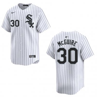 White Sox #30 Reese McGuire White Stitched Jersey