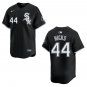 White Sox #44 Jordan Hicks Black Stitched Jersey