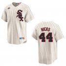 White Sox #44 Jordan Hicks Cream Stitched Jersey