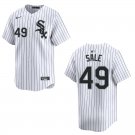 White Sox #49 Chris Sale White Stitched Jersey