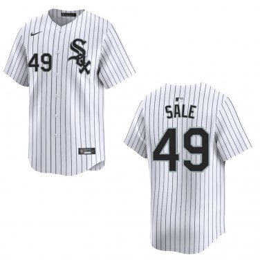 White Sox #49 Chris Sale White Stitched Jersey