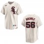 White Sox #56 Mark Buehrle Cream Stitched Jersey