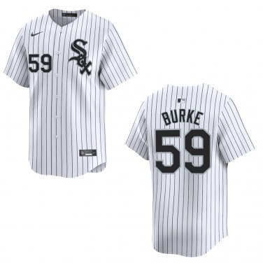 White Sox #59 Sean Burke White Stitched Jersey
