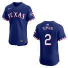 Rangers #2 Marcus Semien Royal Blue Stitched Jersey