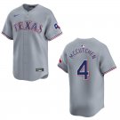 Rangers #4 Andrew McCutchen Gray Stitched Jersey