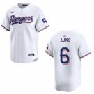 Rangers #6 Josh Jung White Stitched Jersey