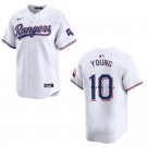 Rangers #10 Michael Young White Stitched Jersey