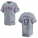 Rangers #17 Nathan Eovaldi Gray Stitched Jersey