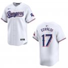 Rangers #17 Nathan Eovaldi White Stitched Jersey