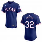 Rangers #32 Evan Carter Royal Blue Stitched Jersey