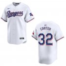 Rangers #32 Evan Carter White Stitched Jersey