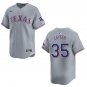 Rangers #35 Jack Leiter Gray Stitched Jersey