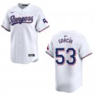 Rangers #53 Adolis Garcia White Stitched Jersey