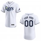 Rays #00 Custom Name And Number White Stitched Jersey