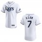 Rays #7 Ha-seong Kim White Stitched Jersey