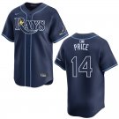 Rays #14 David Price Navy Stitched Jersey