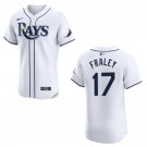 Rays #17 Jake Fraley White Stitched Jersey