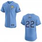 Rays #22 Griffin Jax Light Blue Stitched Jersey