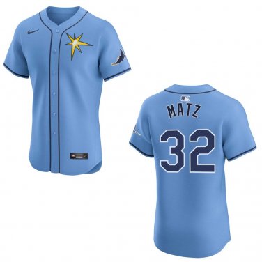 Rays #32 Steven Matz Light Blue Stitched Jersey