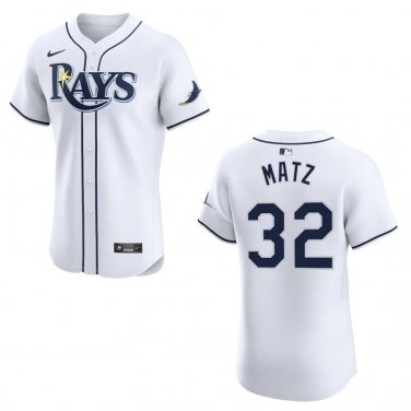 Rays #32 Steven Matz White Stitched Jersey