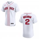 Red Sox #2 Alex Bregman White Stitched Jersey